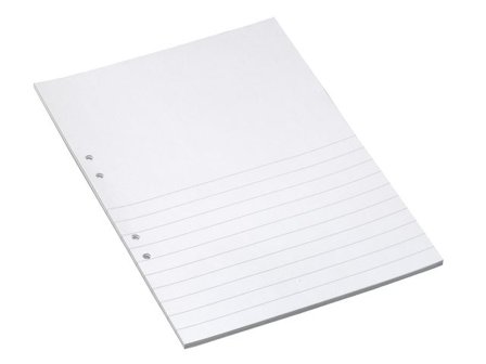 Bantex Lösblad A4 1/2 sida linj 14,5mm 500/fp - Lyreco - Skola och förskola - Förbrukning skola häften - Lösblad och arbetsblad