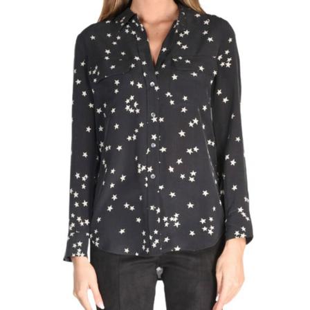 Equipment Blouses Sort, Dame