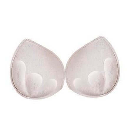 BH Innlegg Bærbare Push up Polstring Innlegg for Bikini Daglig Bruk Badedrakt (Hudfarget L)