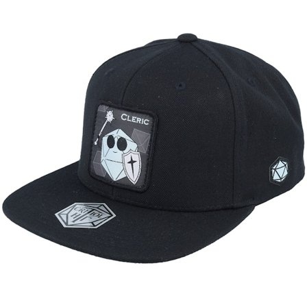 Critiql Hit - Black snapback Czapka Z Daszkiem - Cleric Box Patch Black Snapback @ Hatstore
