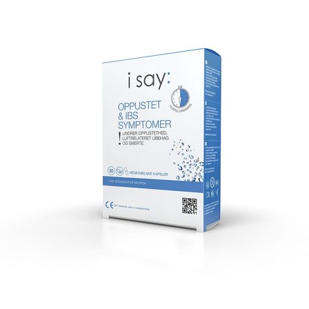 i say Oppustet & IBS symptomer 30 kaps, Medicin & Pleje, Mave & Tarm, Forstoppelse