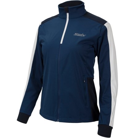 Swix Women's Cross Jacket Women lined workout jackets Blue L