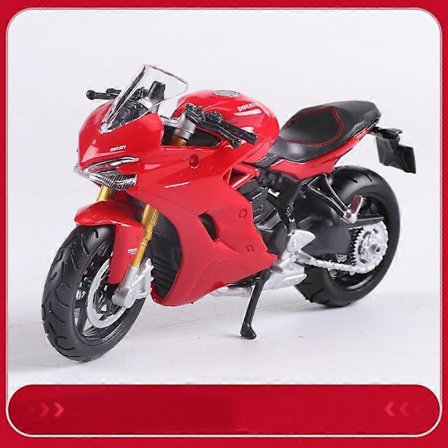 Ducati Super S 1:18 Moottoripyörämalli Leikkimoottoripyörä Alustalla
