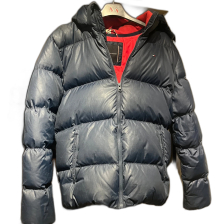 Blå pufferjacka från Tommy Hilfiger
