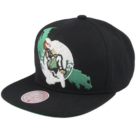 Mitchell & Ness - NBA Schwarz Snapback Cap - Boston Celtics Paint By Number Black Snapback @ Hatstore