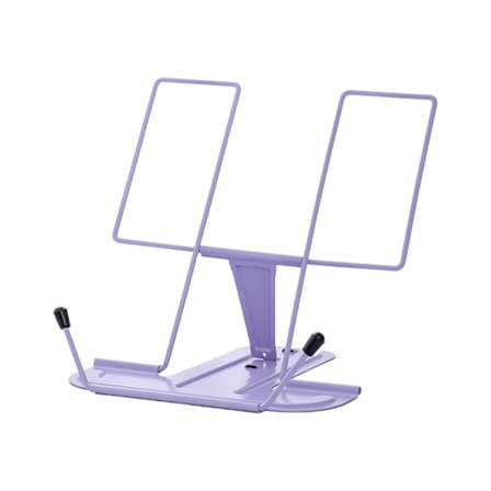 Justerbar bokholderstativ Kjøkken bokstøtte Metal Page clips for Kid Reading