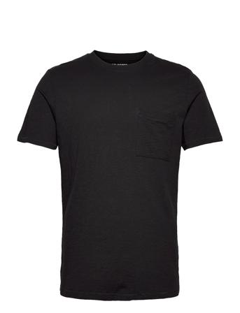 Slhrockford Ss O-Neck Tee M T-shirt Sort Selected Homme