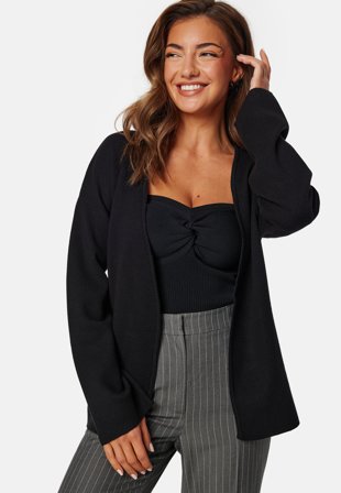 Object Collectors Item Reynard L/S Cardigan Black Klær