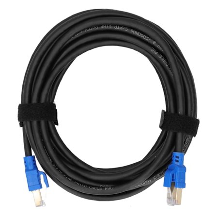 40 Gbps 2000 Mhz Cat8 Ethernet-kabel Guldbelagt RJ45-leder LAN-kabler til hubs, routere, netværk, adaptere (6 m 19,7 fod)