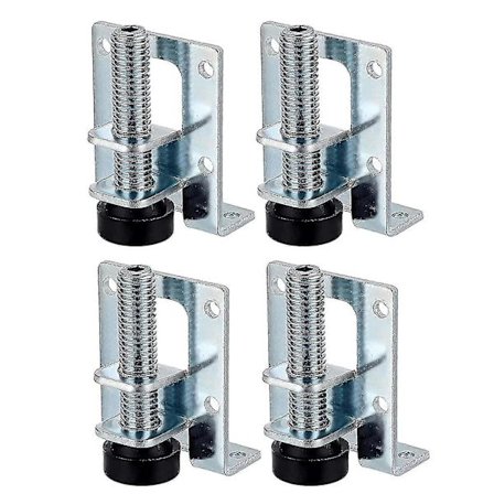4 stk. justerbare møbelben, kraftige nivelleringsfødder, møbelnivelleringsfødder, justerbare møbelfødder, møbelben, til bord (LGL)