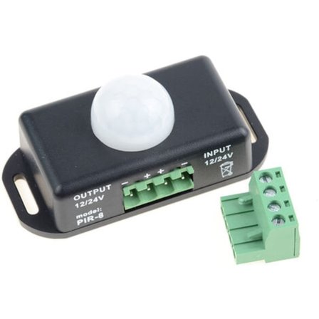 DC 12V LED Infrarød Bevægelsessensor Bevægelsesdetektor PIR Bevægelsessensor Til LED-Strimler/Pære 12V 8A, Fonepro