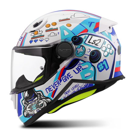Integrální Helma LS2 FF812 Dětská Next Level Bílá S