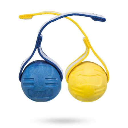 Trixie - Sporting Boll Med Band - Hundleksaker