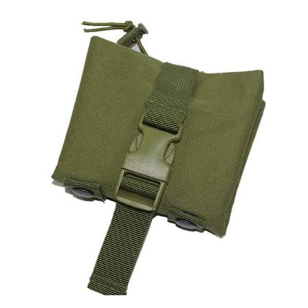 Folding Tactical Molle Magazine Dump Drop Pouch Vikbar Utility Recovery Mag Hölster Jakt Militär Airsoft Gun Ammo EDC Bag