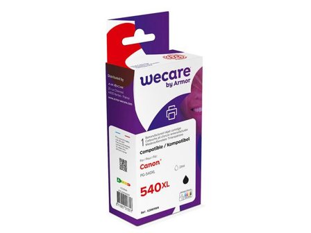 Wecare Bläckstrålepatron, Canon PG-540XL, svart - Lyreco - Toner och bläck > Bläckpatroner > Bläckpatroner WeCare