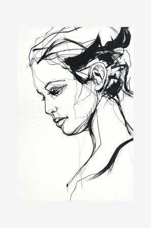 Malerifabrikken - Poster Silhouette 2 - Hvid - Posters - Fra Homeroom