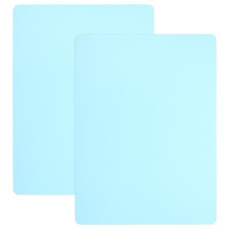 2 st Barn Underlägg Silikon Underlägg Matsal Bord Underlägg Småbarn Underlägg Barn Underlägg(40.00X30.00X0.20CM,Himmelsblå)