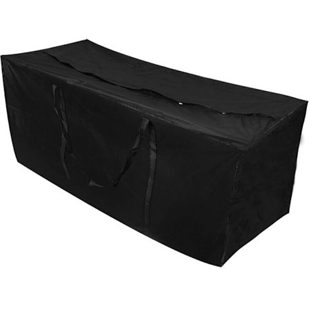 210D Oxford Stoff Stor Hage Oppbevaringspose Vanntett Putesett Utemøbler Oppbevaringspose Lett Glidelås Bæreveske (116 × 47 × 51cm)--
