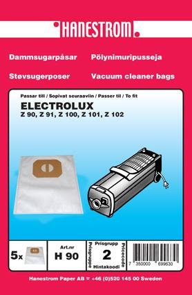 HANESTRÖM Dammsugarpåsar ELECTROLUX Z 90, Z 100