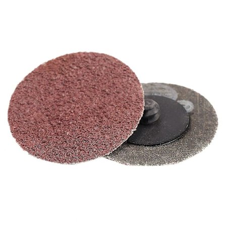 100 stk. slibeskiver til 50 mm 40 60 80 120 korn sandpapirskive slibehjul slibende roterende værktøj