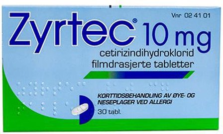 Zyrtec tab 10mg
