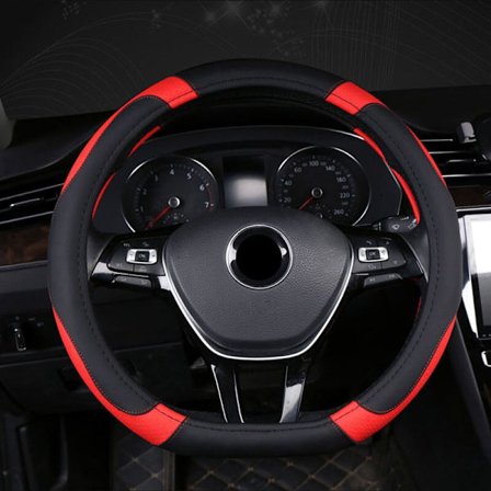 (Sort Rød) D-Type Ratdæksel Til Citroen C3 II III 2009 - 2019 2020 C3 AIRCROSS 2017 2018 2019 2020 2021 Berlingo 3 C4 Picasso 2