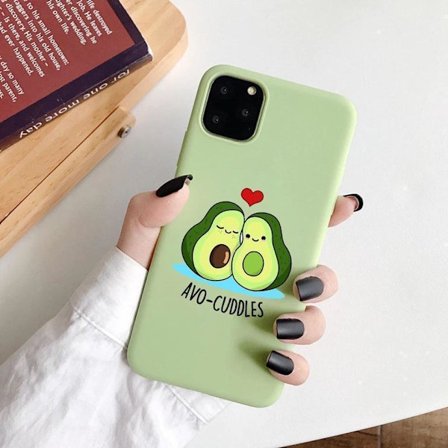 iPhone 13 Pro Max Mini shell avocado whisk avo-cuddles green