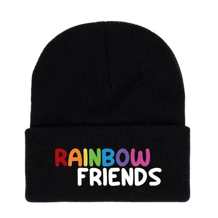 IC Roblox Rainbow Friends Stickad Mössa Kalla Vinter Varma Mössa e Spel