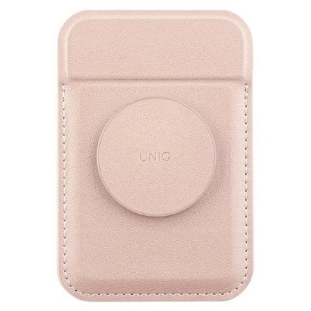 Uniq Flixa Magnetisk kortplånbok med stativ Rosa/Blush Pink MagSafe
