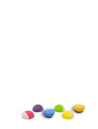 Step St S - Set Of 6 Patterned BObles