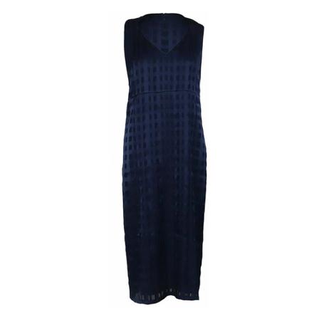 Diane Von Furstenberg, Sleeveless V-Neck Dress Blauw, Dames, Maat:L