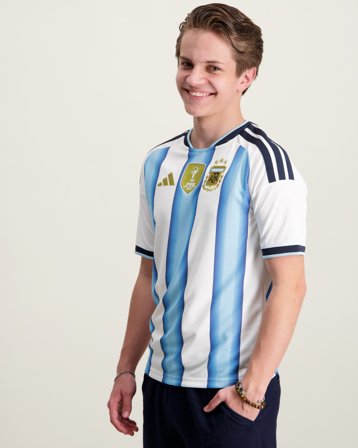 Adidas Originals Argentina World Cup Jersey Blå T-shirts Kille - Kids Brand Store