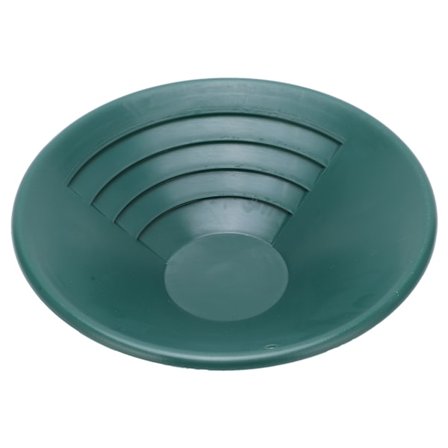 260mm Gullpanne ABS Gullsilingsklassifiserer Vaskesiktbrett Tilbehør Grønn