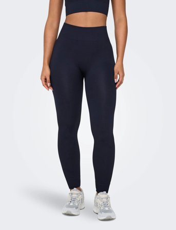 Only Play Onpjaia Life Hw Seam Tights - Navy - S/M
