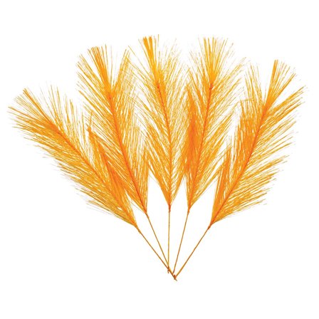 Påskfjädrar Orange 5-pack