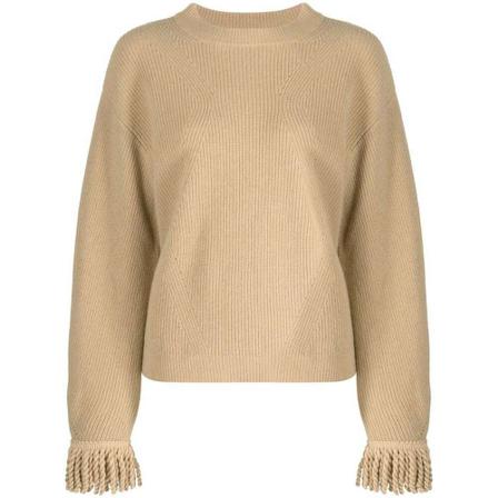 Twinset, Round-neck Knitwear Bruin, Dames, Maat:XS
