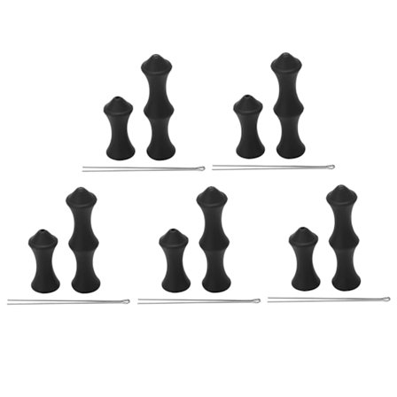 5 sarjaa Jousijänteen suojia Guard Soft Silikon Jousiammunta Sormien suojat asennusnauloilla ulkokäyttöön