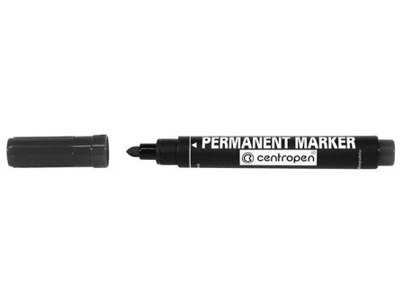 Märkpenna Permanent märkpenna, 2,5 mm linjebredd, svart - Lyreco - Kontorsmaterial - Pennor - Märkpennor - Rund spets