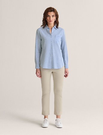 Newhouse Elsa Pocket Shirt - Blue - 42