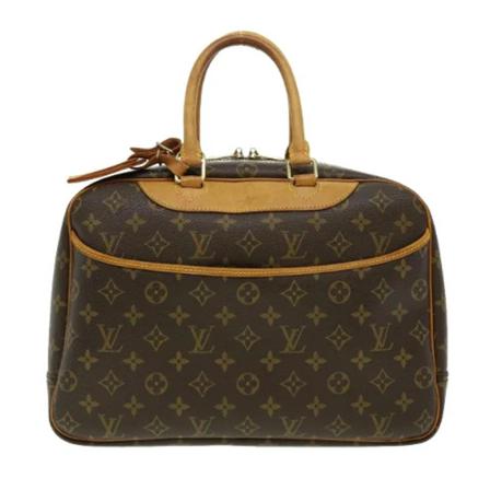 Louis Vuitton Vintage, Pre-owned Canvas Handbag Bruin, Dames, Maat:ONE Size,leather
