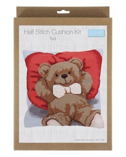 Broderipakke Pute Teddybjørnen - Groves