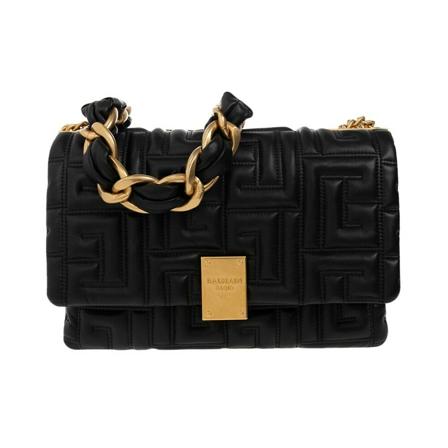 Balmain Cross Body Bags Sort, Dame Skuldertasker, Størrelse: ONE Size