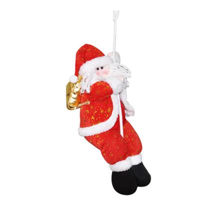 Christmas Santa Claus Dekor Hemmakontoret Klättring På Rep Hängande