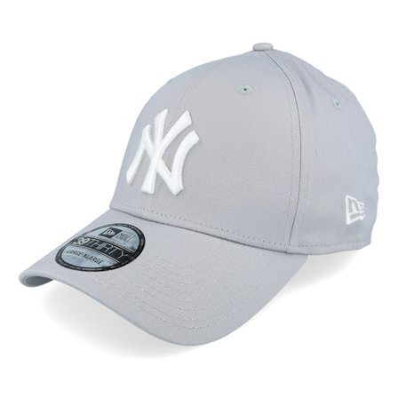New Era - MLB - Grey - flexfit - Cap - New York Yankees 39Thirty Grey/White Flexfit - Hatstore