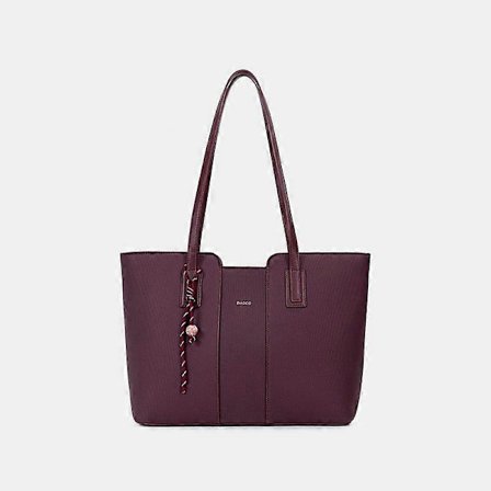 Retro PU Dame Tote Bag Skulderveske Håndveske for Pendler Allsidig Veske