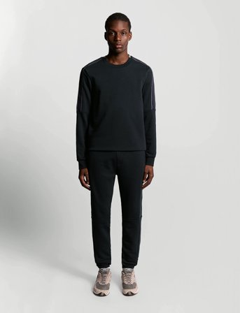 Lyle & Scott Sport Tape Trackies - Navy - M