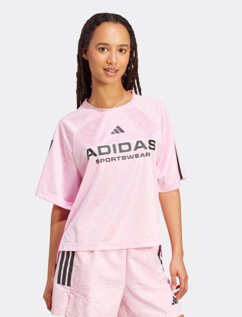 adidas Sportswear W Tiro Q3 Tee - Pink - M