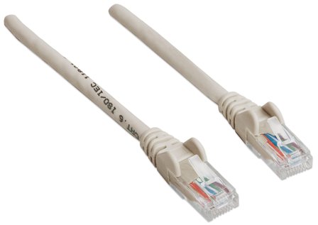 INTELLINET Patchkabel RJ45 U/UTP Cat6 20.00m grau