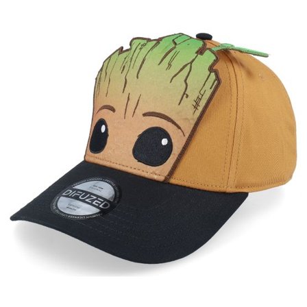 Difuzed - Brun adjustable Keps - I Am Groot Brown Adjustable @ Hatstore