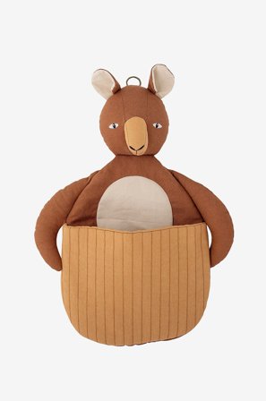 Bloomingville MINI - Væghængt kurv Toto - Brun - Kurve & småopbevaring - Fra Homeroom